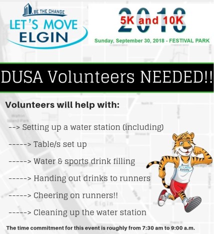 Let's Move Elgin - Volunteer Sign Up