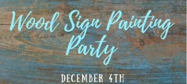 Wood Painting Party